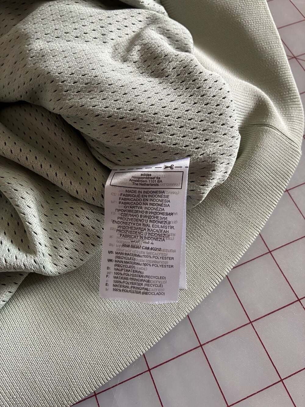 Adidas Basketball Full Zip Track Jacket Sample - Picture 9 of 10